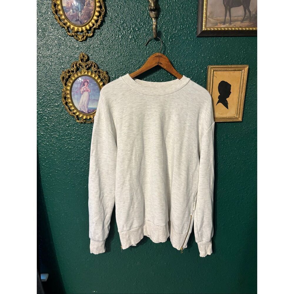 Varley Women Gabriella Doublesoft Gray Sweatshirt Sz Large